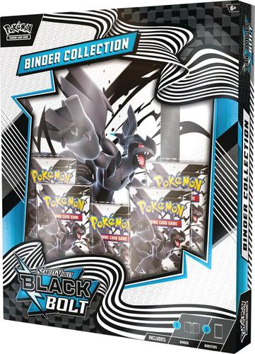 קלפי פוקימון מארז אלבום בלאק בולט (שחור) Black Bolt Binder Collection - SV: Black Bolt