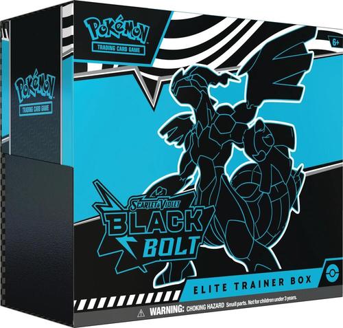 קלפי פוקימון אליט טריינר בוקס בלאק בולט Black Bolt Elite Trainer Box - SV: Black Bolt