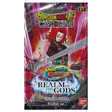 Dragon Ball TCG: B16 Realm of the Gods Booster קלפי דרגון בול מקוריים חבילת בוסטר ממלכת האלים