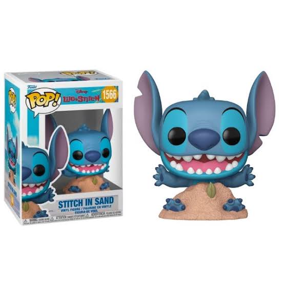 Stitch in Sand Funko Pop #1566 – דמות בלעדית מדיסני לילו וסטיץ’