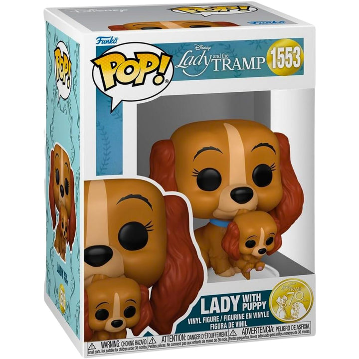 Funko pop דיסני היפהפייה והיחפן ליידי עם הגור (1553)