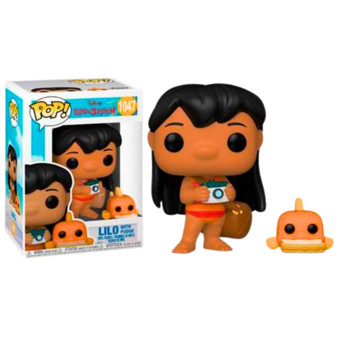 Funko pop disney lilo&stitch lilo with fudge (1047) כי יום חמישי שייך לפאדג הדג!