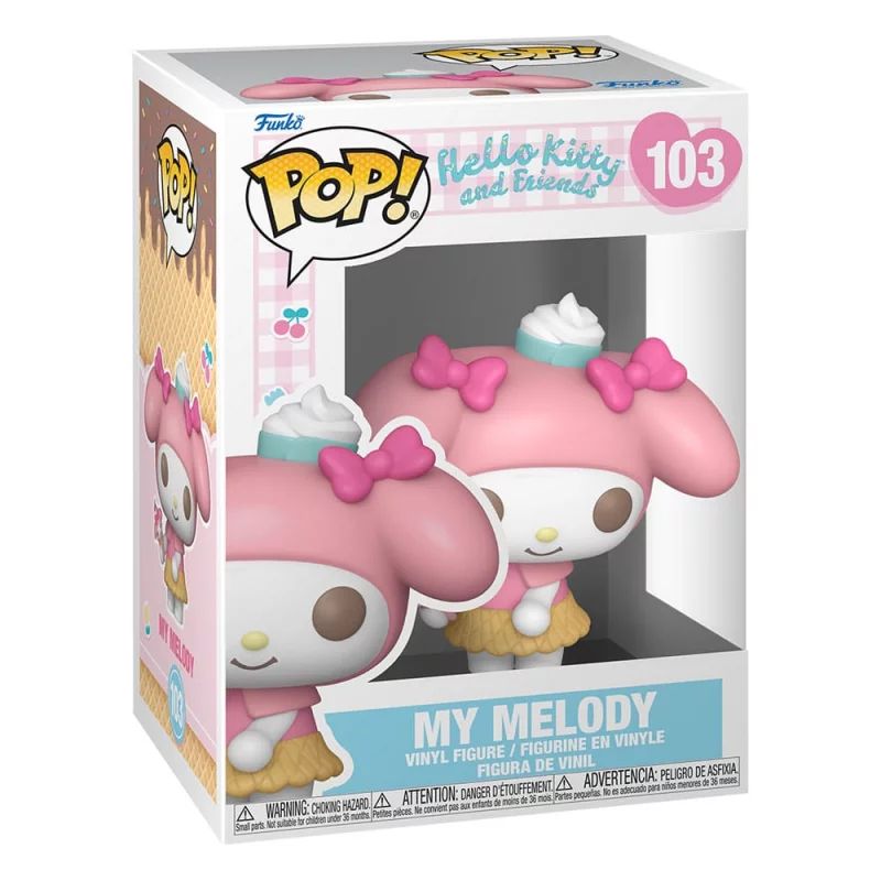 Funko pop hello kitty and friends my melody (גלידת תות) (103)