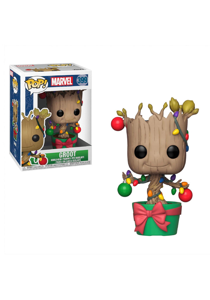 POP! Bobble: Marvel: Holiday Groot w/ Lights & Ornaments הזמנה מוקדמת