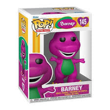 Funko Pop של הדמות ברני הדינוזאור הסגול, מספר 145, מסדרת "צעצועי רטרו