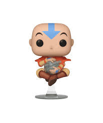 בובת Funko Pop! של אנג (Aang) מ"אווטאר: כשף האוויר האחרון" (Avatar: The Last Airbender) על גבי קורקינט האוויר שלו.  #1439