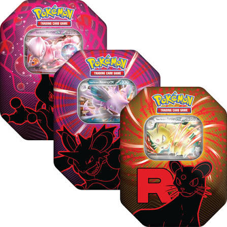 Pokémon Team Rocket Tin (One Tin)  קלפי פוקימון טין צוות רוקט