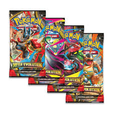 חבילת בוסטר של "פוקימון TCG: מגה אבולושן" (Pokémon TCG: Mega Evolution).