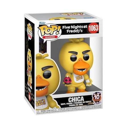 Funko pop! Games: five nights at Freddy’s 10th Anniversary- Chica #1063