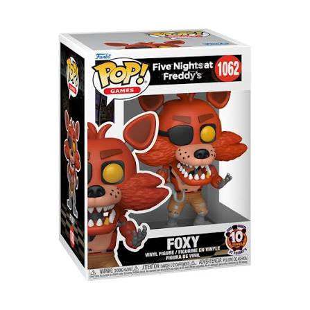 Funko pop! Games: five nights at Freddy’s 10th Anniversary- Foxy #1062