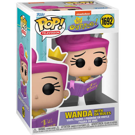 funko pop! television: the fairly Oddparents Wanda With Da Rules #1692 וונדה מקסם של הורים