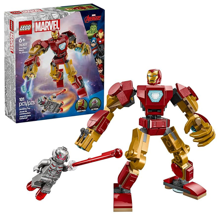 LEGO Marvel Iron Man mech vs Ultron #76307