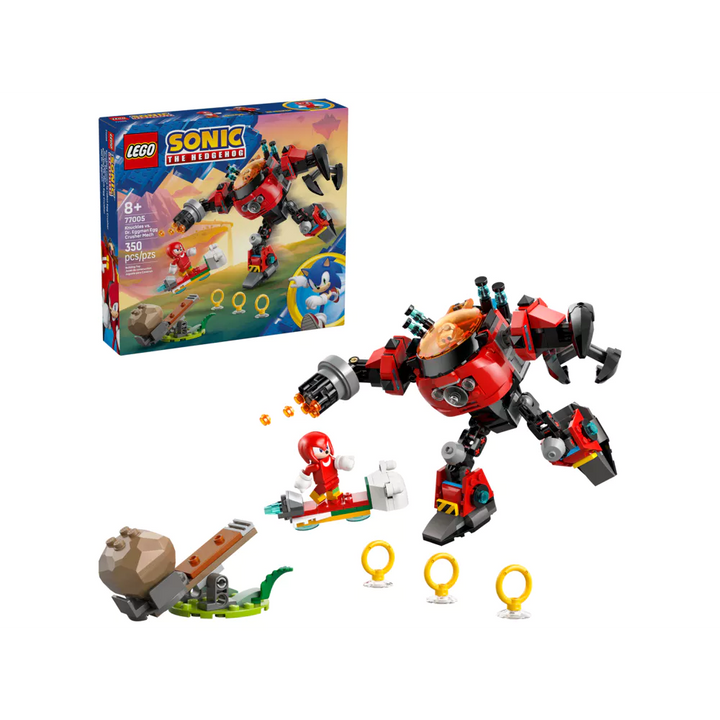 LEGO Sonic The Hedgehog knuckles vs Dr.Eggman egg crusher mech #77005 לגו של סוניק