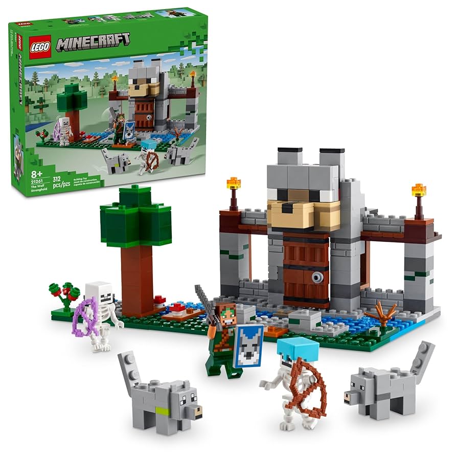 LEGO Minecraft The Wold stronghold #21261 לגו של ממלכת הזאבים ממינקראפט