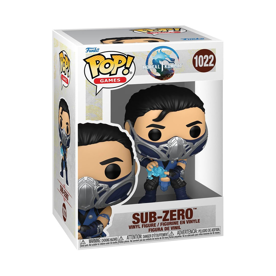 Funko Pop! Games: MK1- Sub Zero #1022 פופ מורטל קומבאט 1 סאב זירו