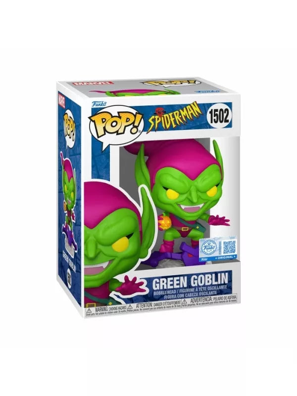Funko Pop! Marvel: Spiderman TV Green Goblin #1502 פופ מארוול גרין גובלין