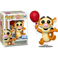 דמות פופ! של פאנקו (Funko Pop!) של טיגר (Tigger) עם בלון, מסדרת "פו הדב" של דיסני.