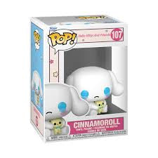 בובת פופ! Funko Pop! של הדמות Cinnamoroll מסדרת Sanrio, מספר 107.