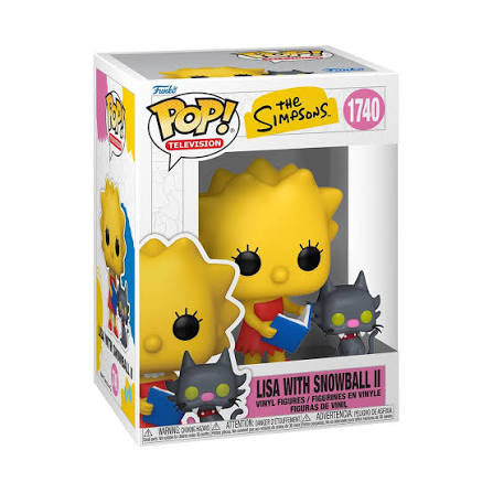 פאנקו פופ ליסה עם סנובול 2 – The Simpsons | Funko Pop Lisa with Snowball II #1740