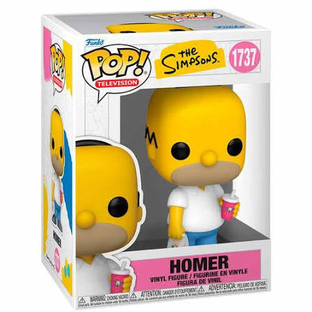 פאנקו פופ הומר סימפסון עם כוס שתייה – The Simpsons | Funko Pop Homer #1737