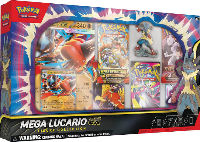 MEGA LUCARIO EX FIGURE COLLECTION  מגה לוקריו פיגר קולקשיין