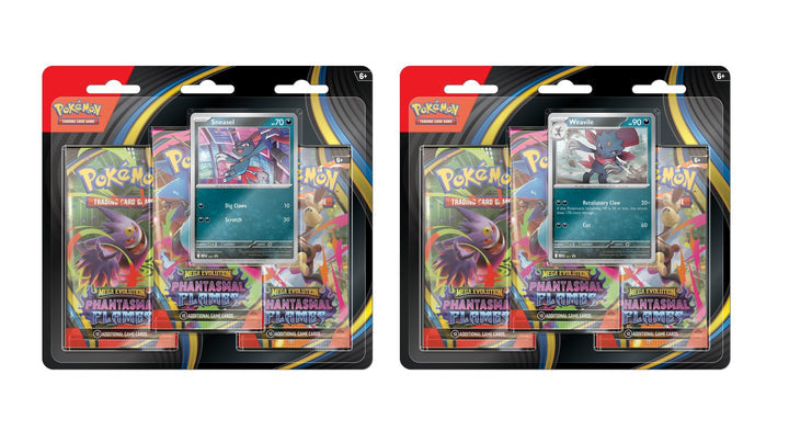 Pokémon ME02 Phantasmal Flames 3-Pack Blister