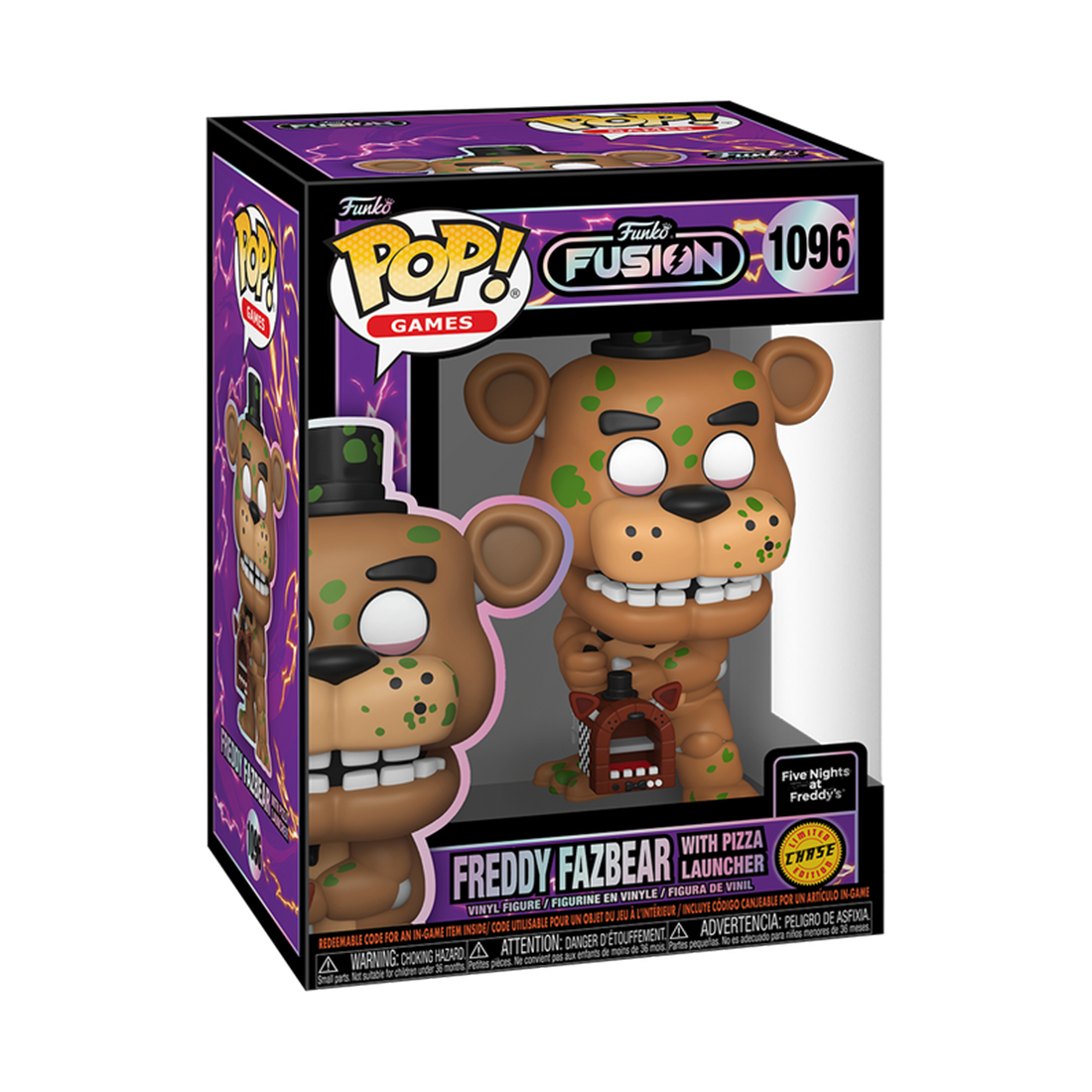 Funko POP! Games Funko Fusion Freddy Fazbear #1096 עם Pizza Launcher –