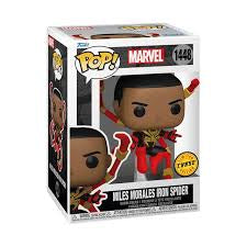 POP! Marvel #1448 Miles Morales Iron Spider (Unmasked) [CHASE]