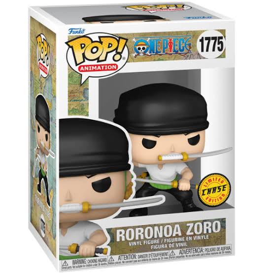 Funko Pop One Piece RORONOA ZORO Chase #1775 - בובת פופ