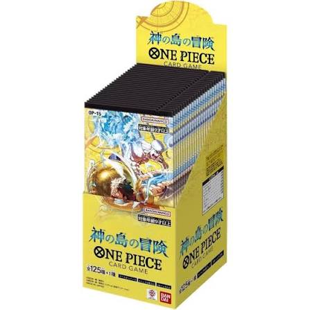 ONE PIECE ADVENTURE ON KAMI'S ISLAND OP-15 JAPANESE BOOSTER box