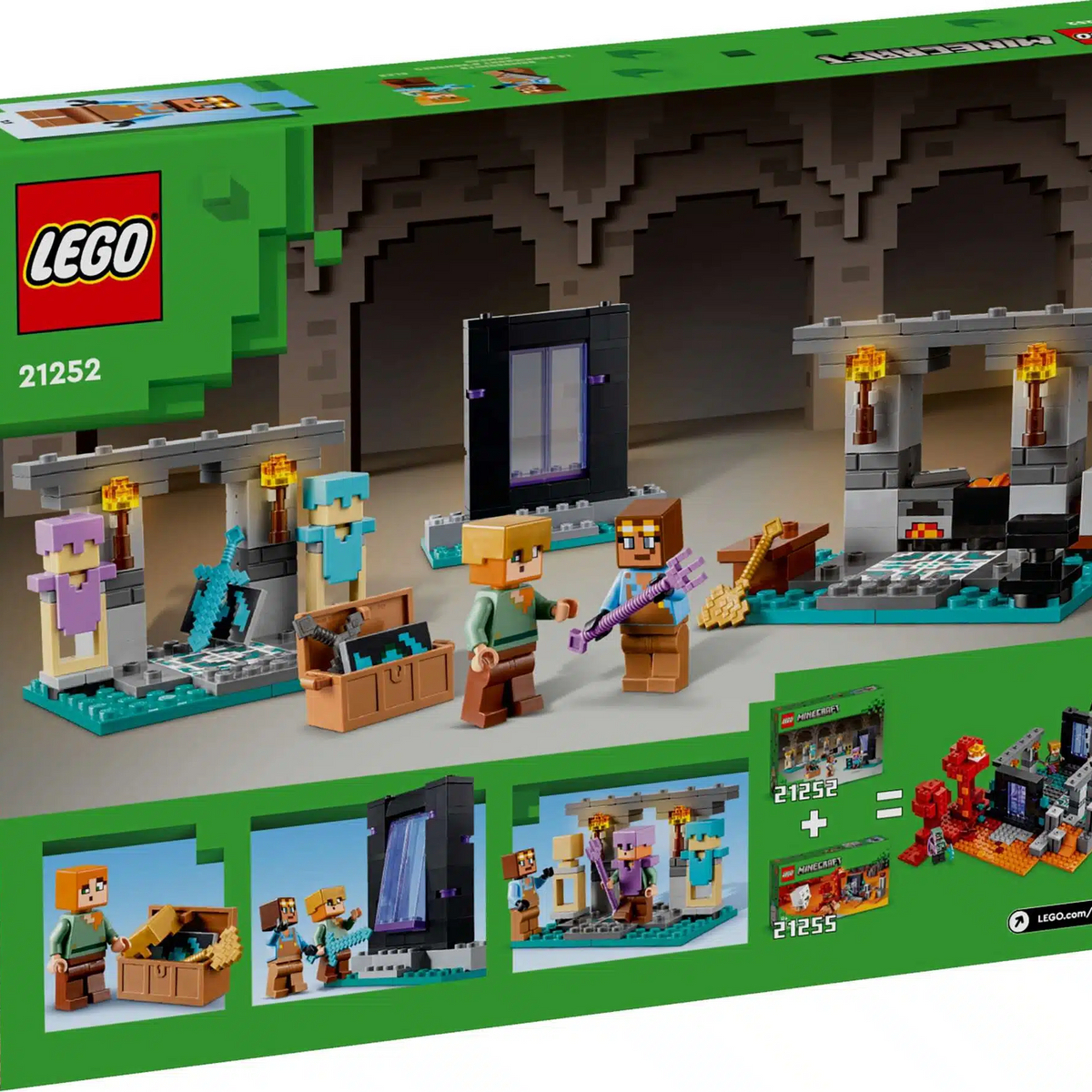 לגו ®Minecraft הנשקייה (21252 – PopiMon