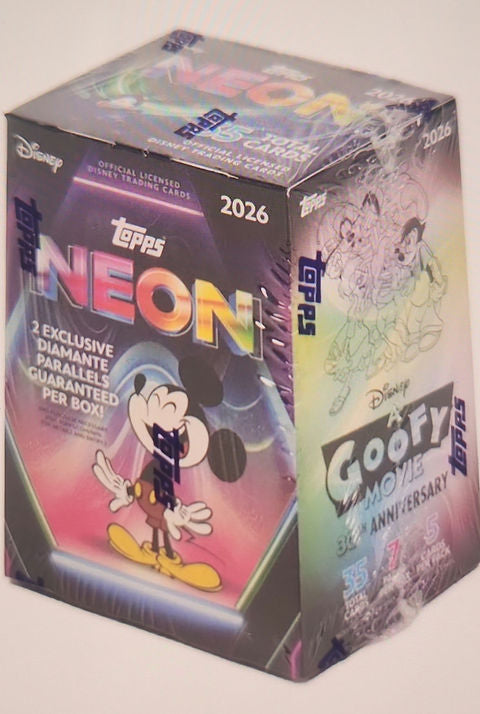 topps chrome disney Neon blaster box