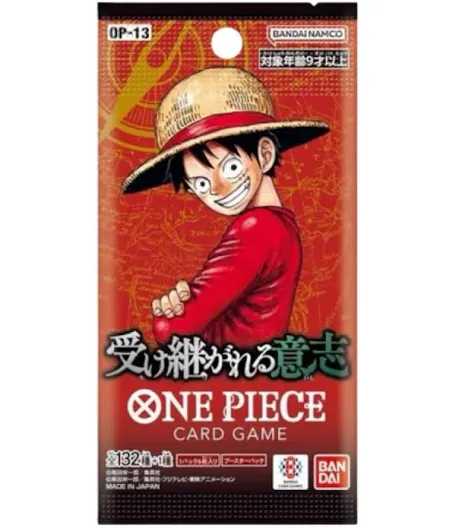 One Piece Card Game – OP-13 Japanese Booster Pack – Luffy
חבילת בוסטר יפנית וואן פיס OP-13 – לופי*