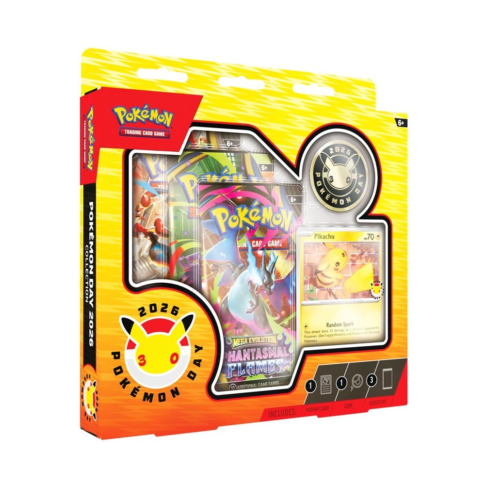 Pokémon Day 2026 Collection Box – Phantasmal Flames | מארז יום פוקימון 2026 – Phantasmal Flames מוקדמות