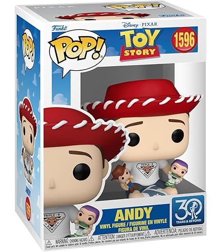 פאנקו פופ אנדי עם הדמויות – Toy Story 30th Anniversary | Funko Pop Andy #1596