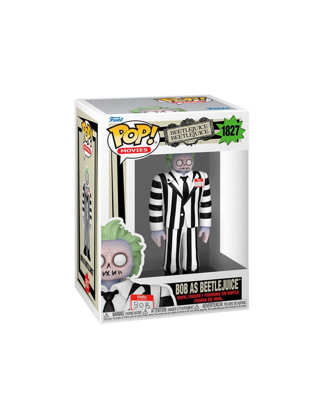 פאנקו פופ בוב בתור ביטלג’וס – Beetlejuice | Funko Pop Bob as Beetlejuice #1827