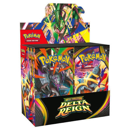 פוקימון Mega Evolution – Delta Reign בוסטר בוקס | מארז  36 חבילות.             (הזמנה מוקדמת)