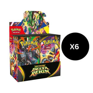 Pokémon Mega Evolution — Mega Evolution: Delta Reign Booster box 6 יחידות.  (הזמנה מוקדמת)