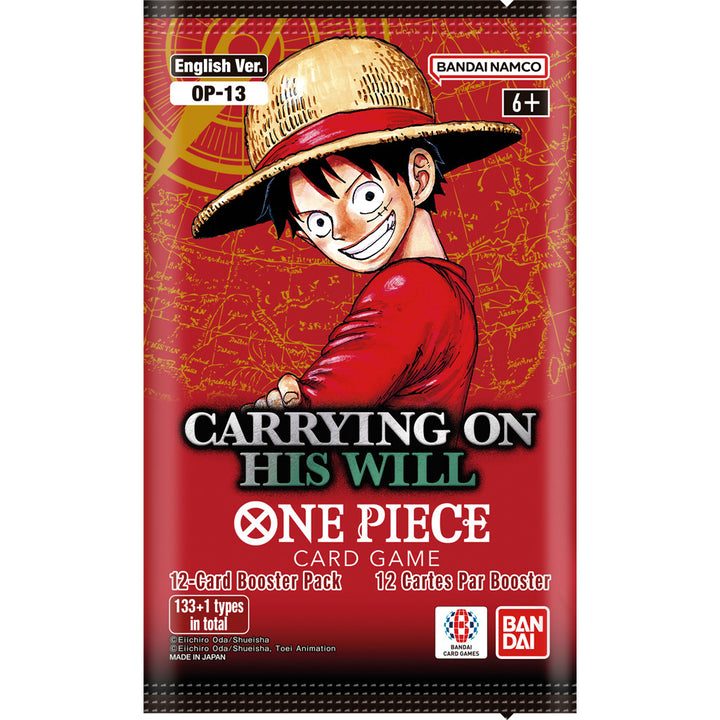 One Piece OP-13 Booster Pack – Carrying On His Will | בוסטר וואן פיס