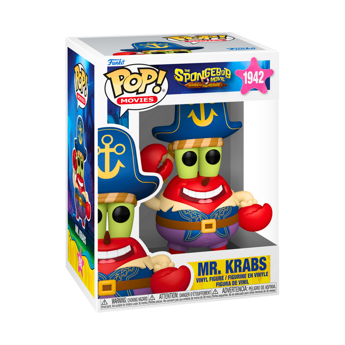 Funko POP! Movies: The SpongeBob Movie – Mr. Krabs (Pirate) (#1942)|  מר קראב