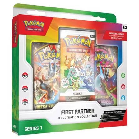 Pokémon First Partner Illustration Collection – Series 1