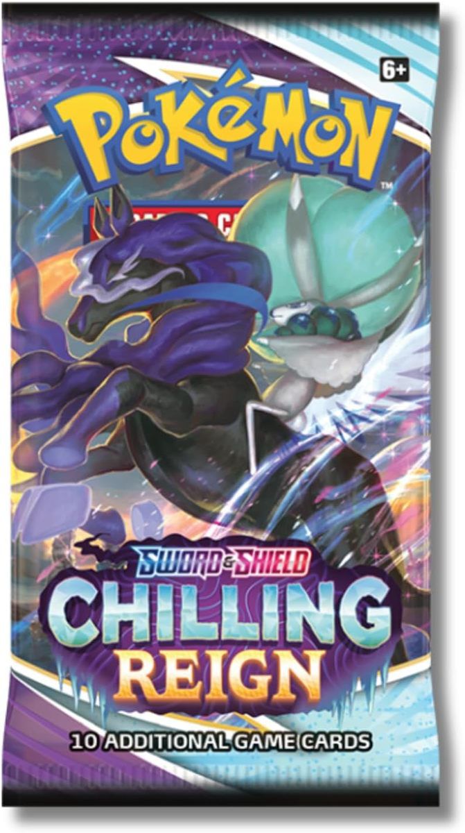 קלפי אספנות פוקימון Pokemon TCG: Chilling Reign - עשרה קלפים בחפיסה