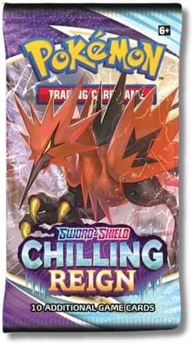 קלפי אספנות פוקימון Pokemon TCG: Chilling Reign - עשרה קלפים בחפיסה