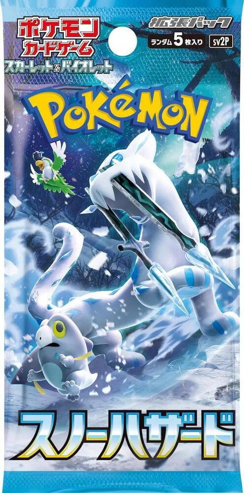 ‏ Pokémon tcg : scarlet & violet snow hazard pack  חפיסה