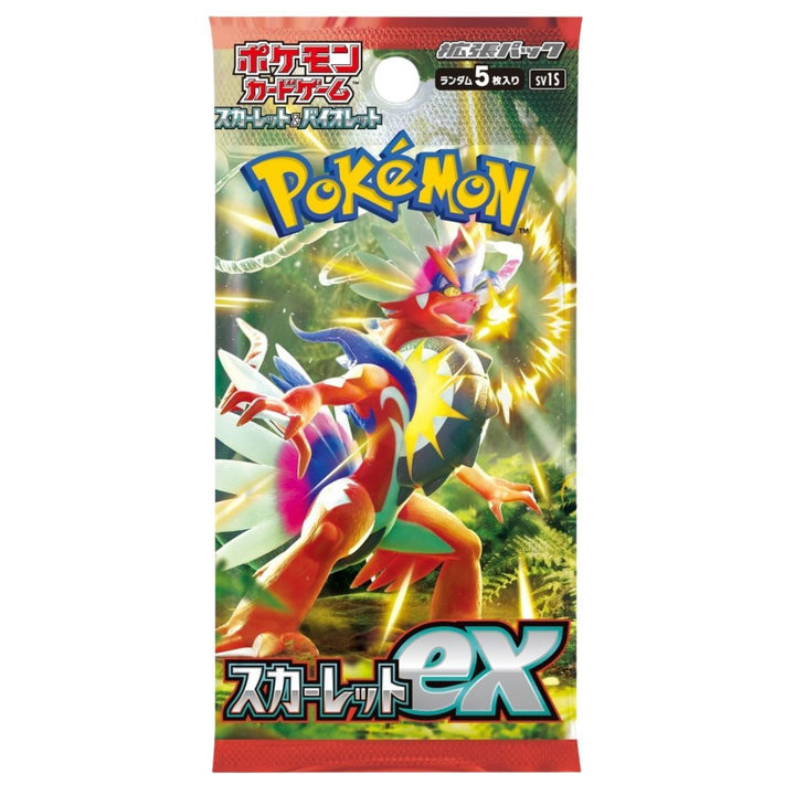 Pokémon tcg : scarlet ex one booster pack( Korean )