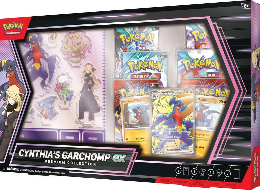 Cynthia’s garchomp ex box Pokémon tcg