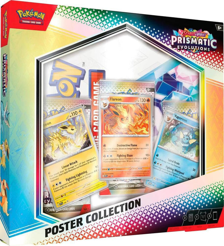 Pokémon tcg :prismatic evolutions poster collection