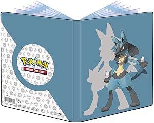 Pokémon קלסר ultra pro lucario לוקריו 4 pocket portfolio (כולל מקום לקלפים מוגדלים