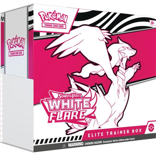 קלפי פוקימון אליט טריינר בוקס ווייט פלייר White Flare Elite Trainer Box - SV: White Flare
